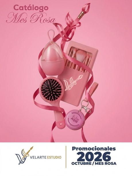 Portada del Catálogo Mes Rosa 2026